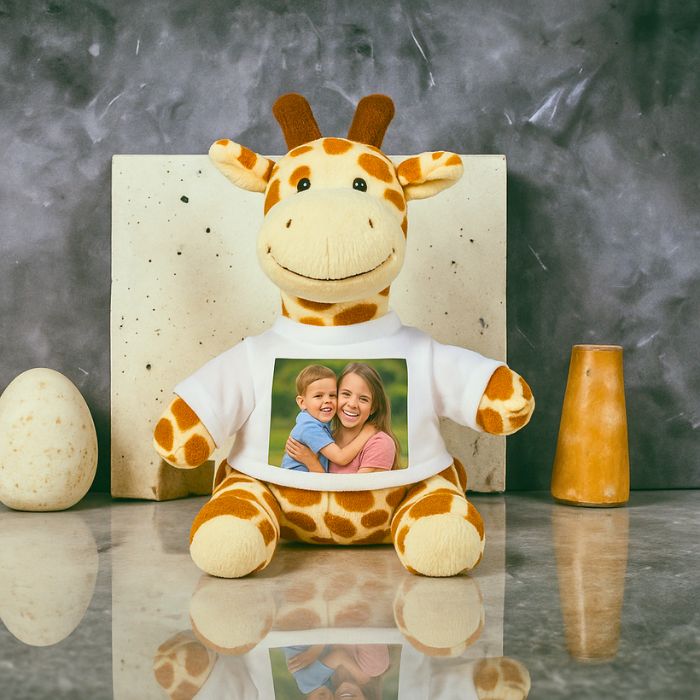Girafă de Pluș Personalizată - Atelier Magic