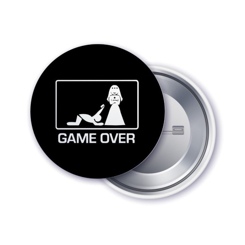 Insignă personalizată Game Over - Atelier Magic