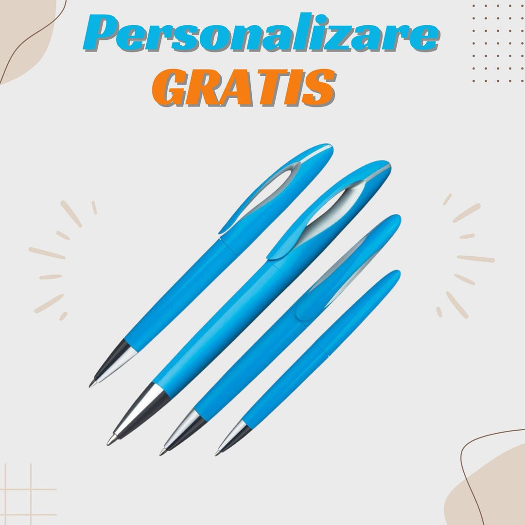 Pix personalizat cu mecanism twist - set 100 buc - Atelier Magic