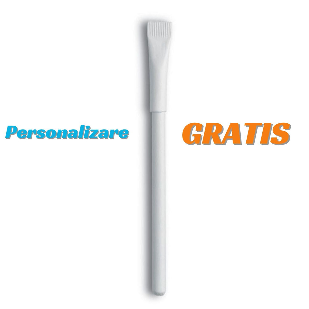 Pix reciclabil din hârtie personalizat - set 100 buc - Atelier Magic