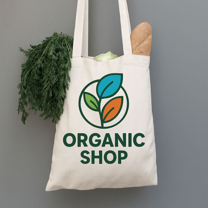 Sacoșă Bumbac Personalizabilă - Față - Verso - Atelier Magic