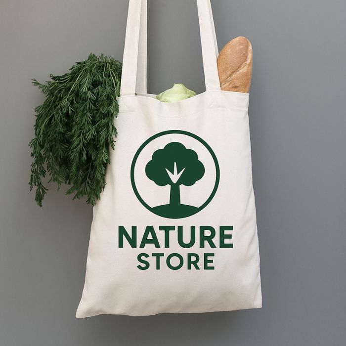 Sacoșă Bumbac Personalizabilă - Față - Verso - Atelier Magic