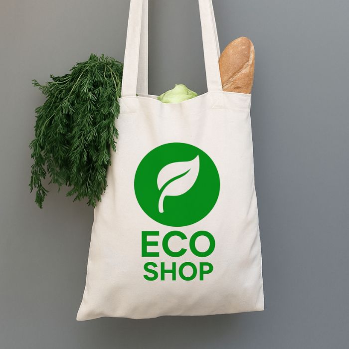 Sacoșă Bumbac Personalizabilă - Față - Verso - Atelier Magic