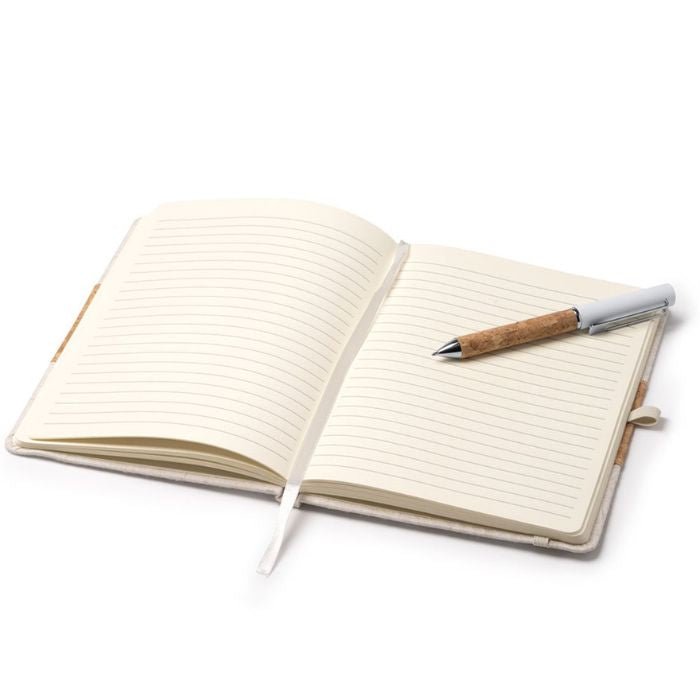 Set Agendă Caiet și Pix din Plută Personalizat - Atelier Magic