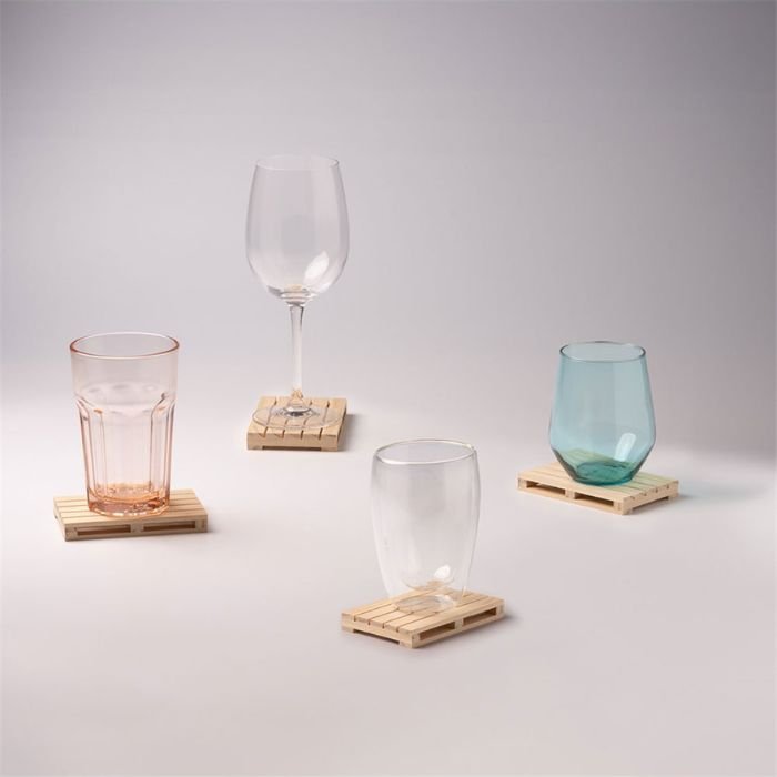 Suport de Pahar Mini Palet Personalizat - Eleganță și Versatilitate - Atelier Magic