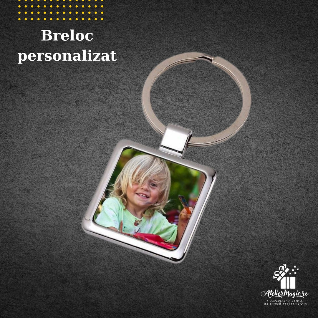 Breloc metalic personalizat - Cadouri Personalizate