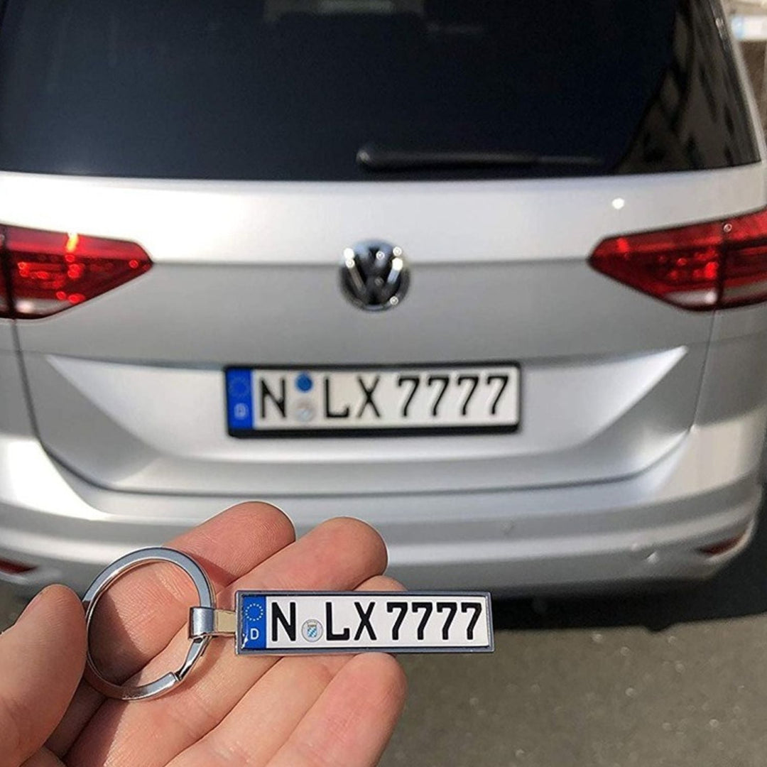 Breloc număr auto personalizat - Cadouri Personalizate