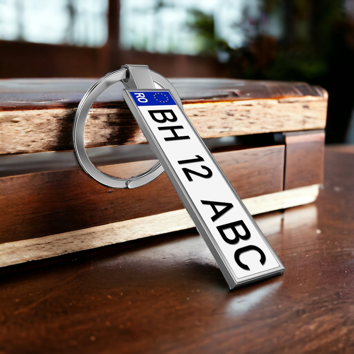 Breloc număr auto personalizat - Cadouri Personalizate