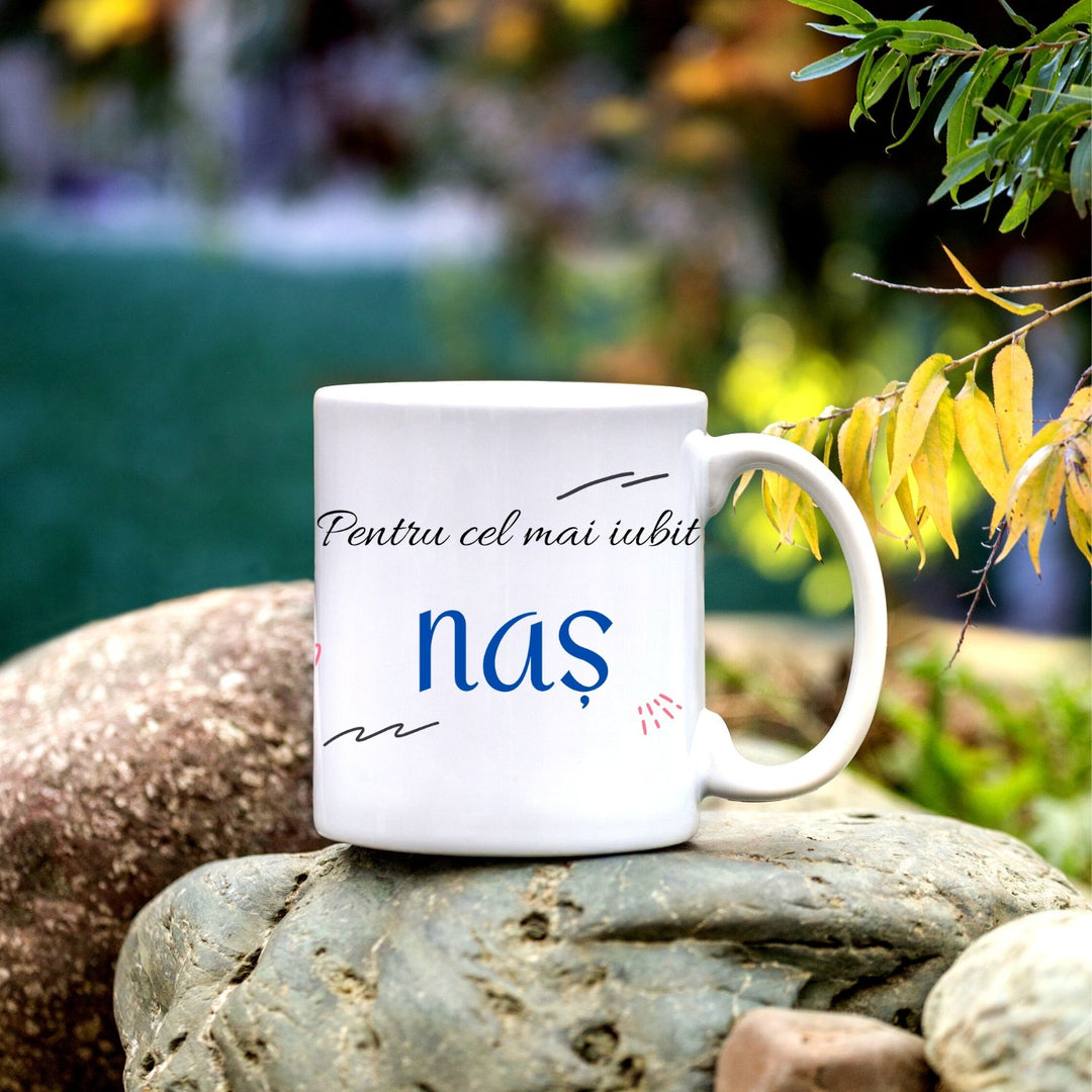 Cană cadou pentru naș - Cadouri Personalizate