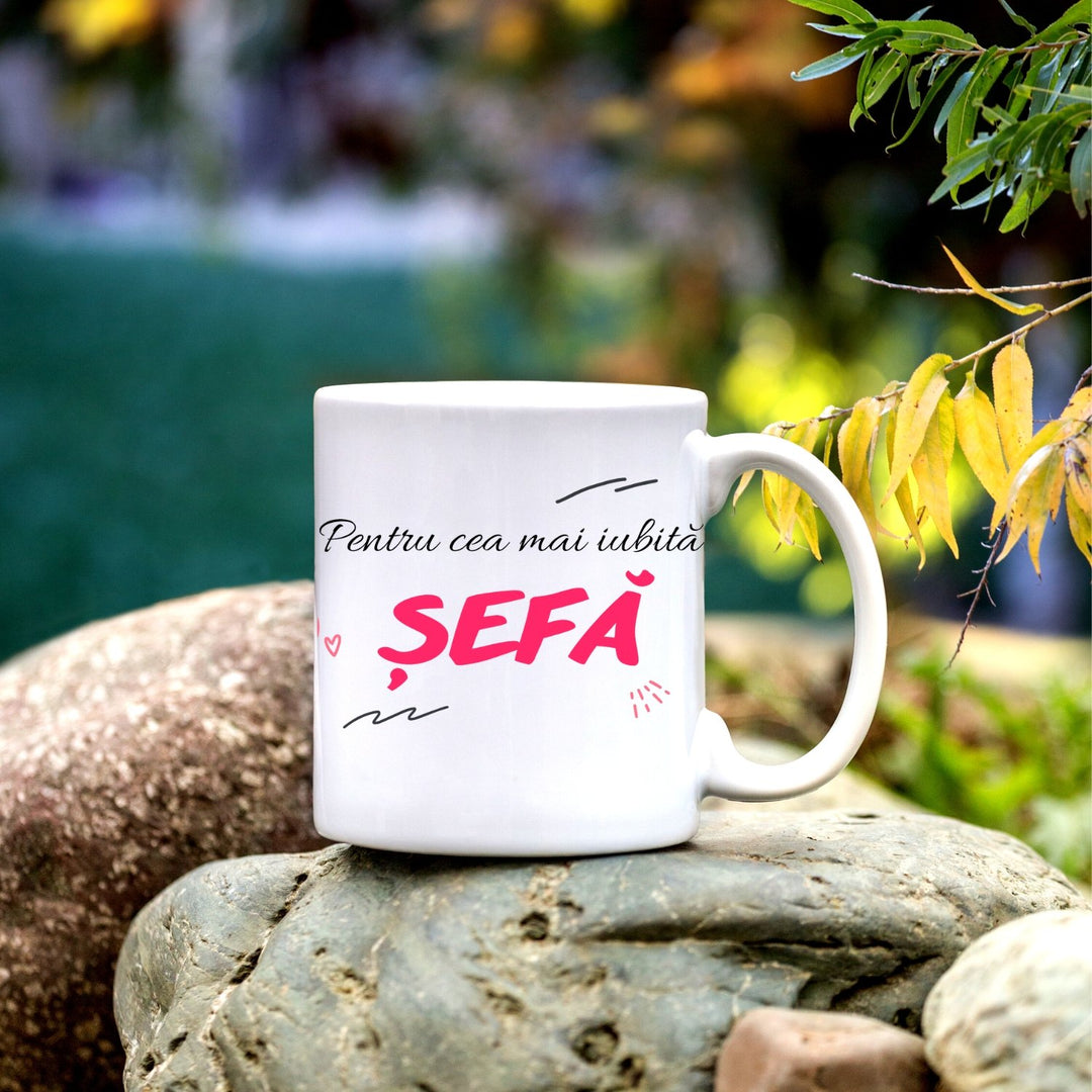 Cană cadou pentru șefă - Cadouri Personalizate