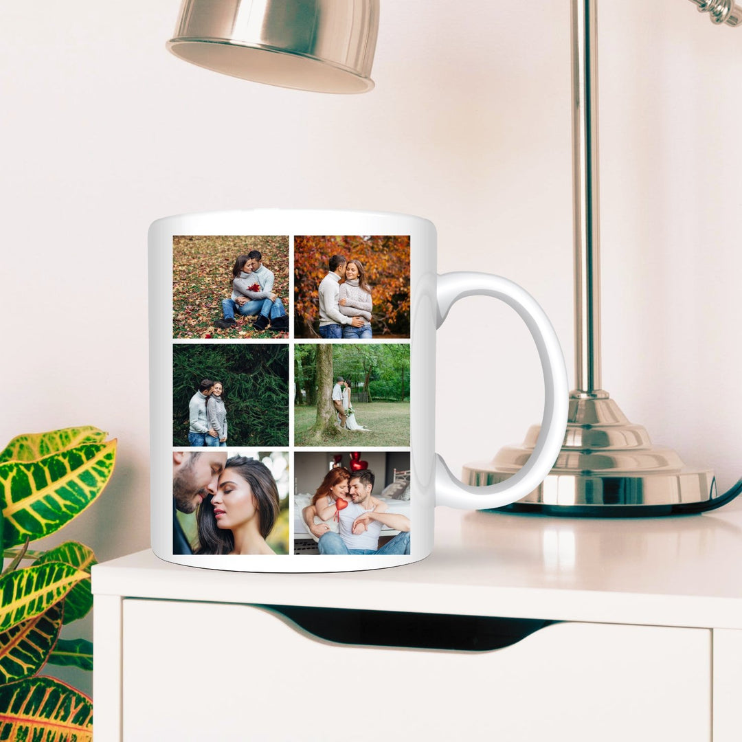 Cană personalizată cu șase poze - Cadouri Personalizate