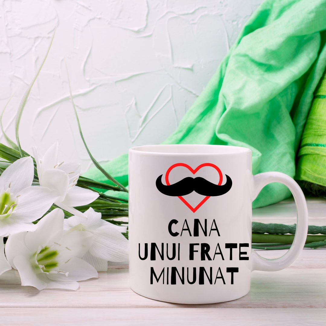 Cană personalizată Super Frate