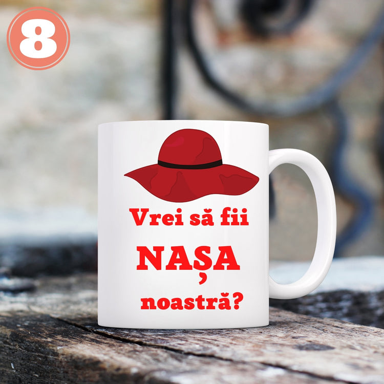 Căni cadou pentru nași sau fini - Cadouri Personalizate