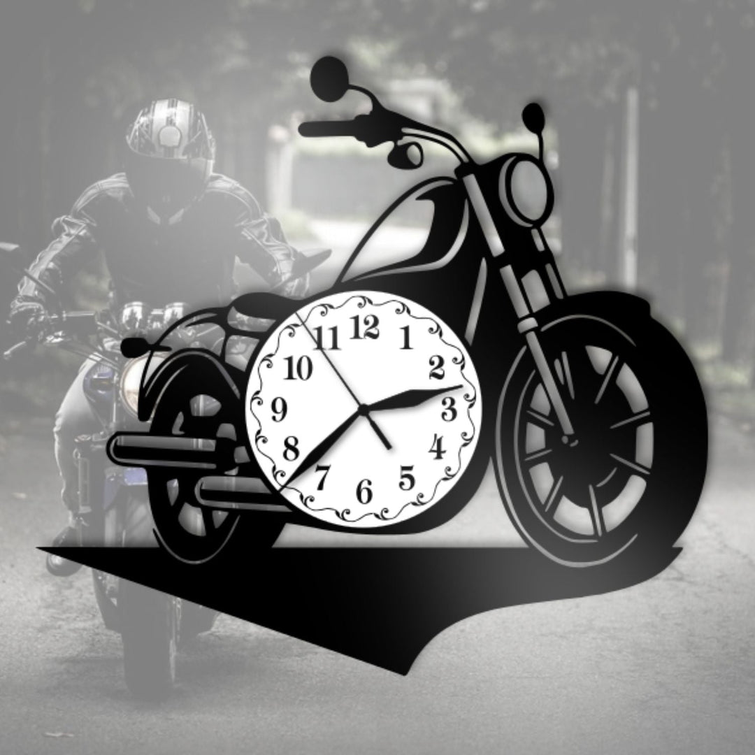 Ceas cadou cu motocicleta - model 1 - Cadouri Personalizate