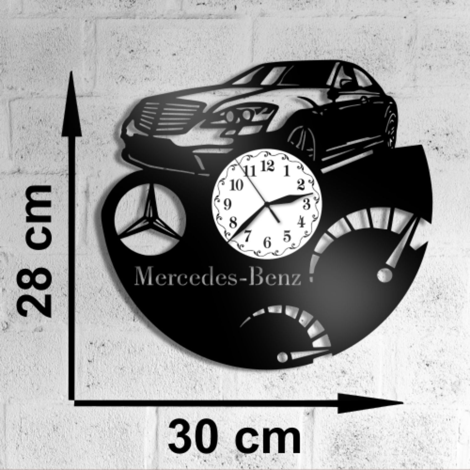 Ceas cadou Mercedes - model 2 - Cadouri Personalizate