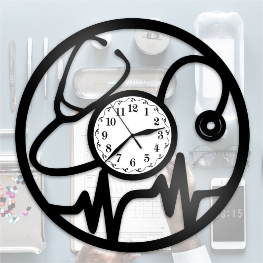 Ceas cadou pentru doctori - stetoscop - Cadouri Personalizate