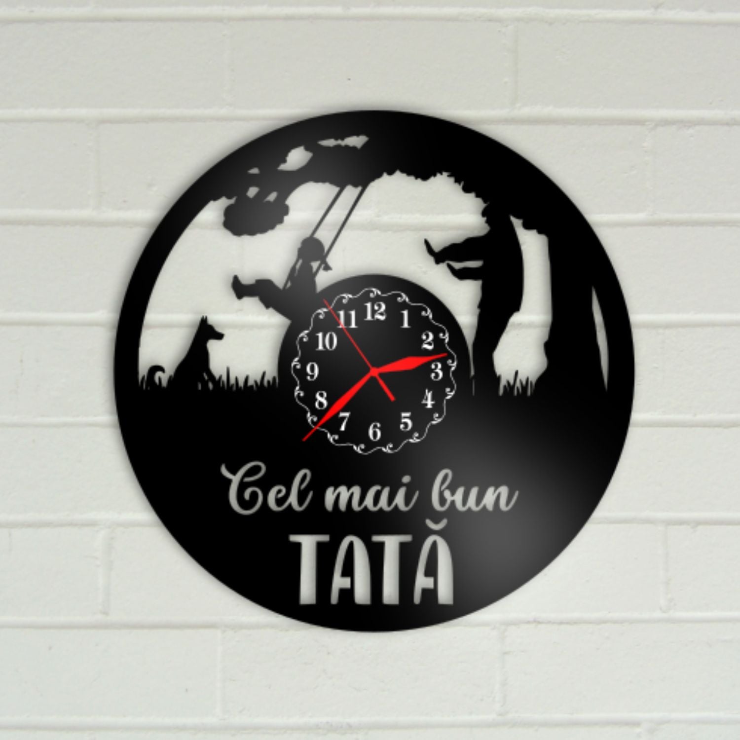 Ceas cadou pentru tata de la fiica - cel mai bun tata - Cadouri Personalizate