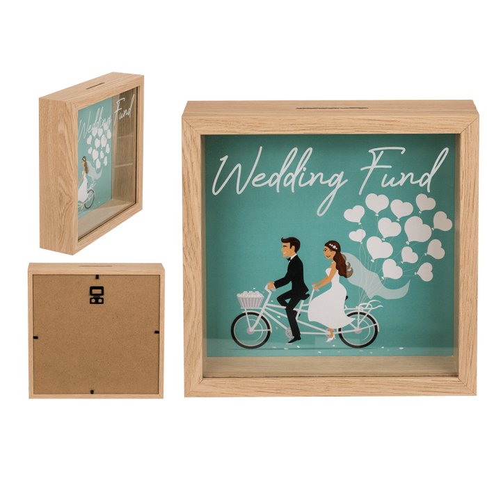 Cutie de economisire pentru nuntă 20 x 20 cm - Cadouri Personalizate