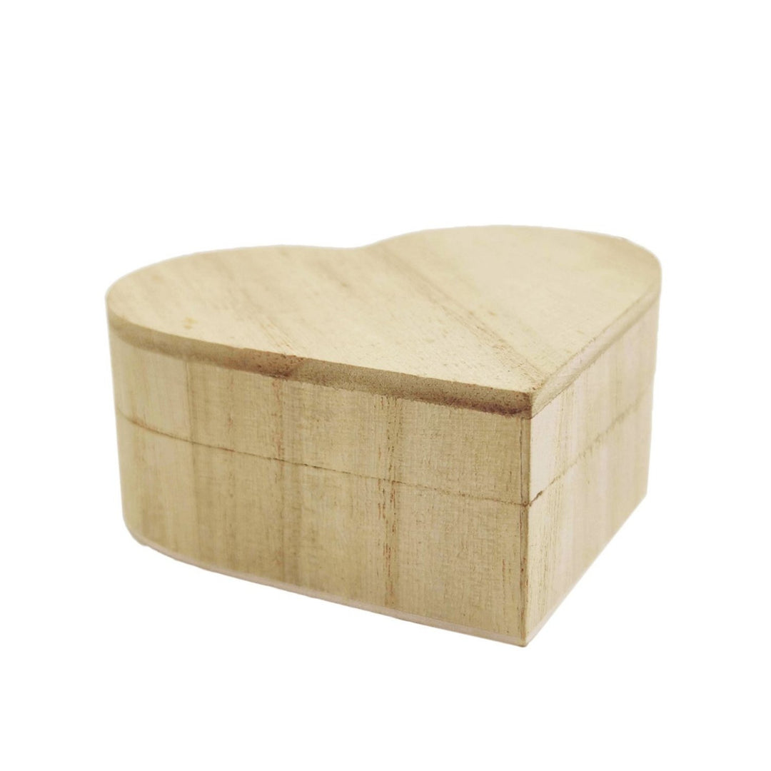 Cutie de lemn inimă personalizabilă - Cadouri Personalizate