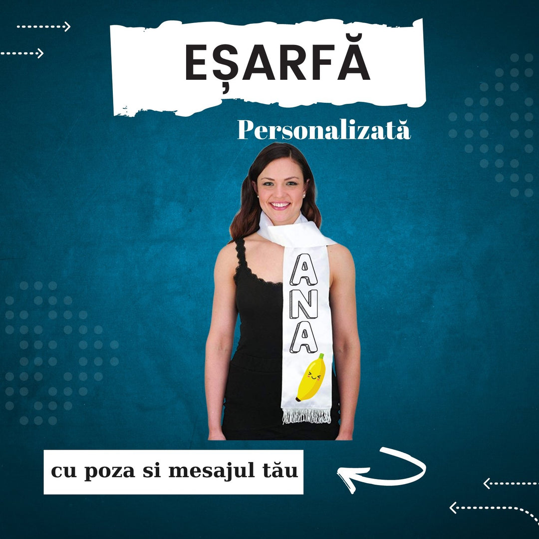 Eșarfă peronalizată - Cadouri Personalizate