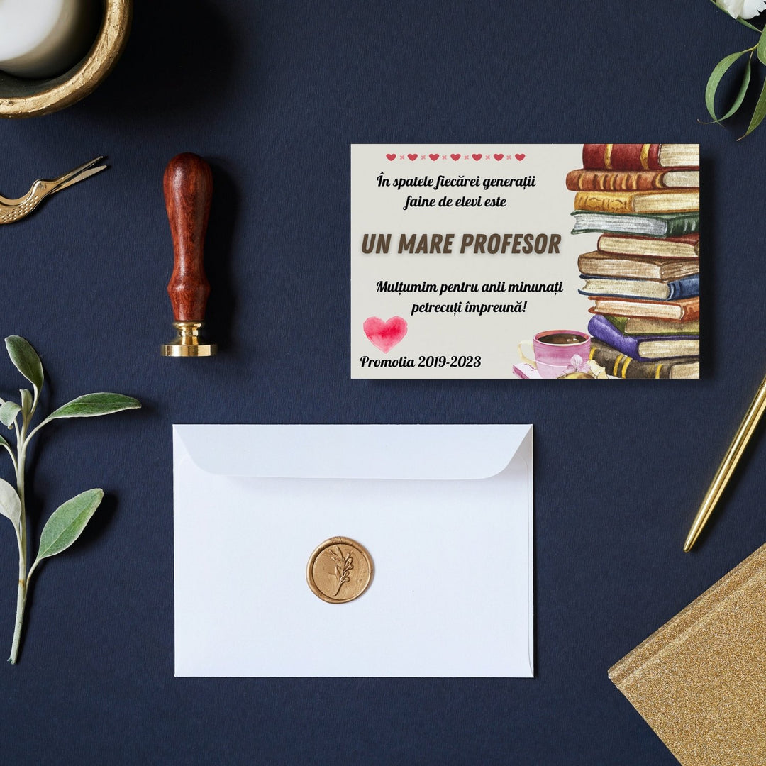 Персонализирани поздравителни учители