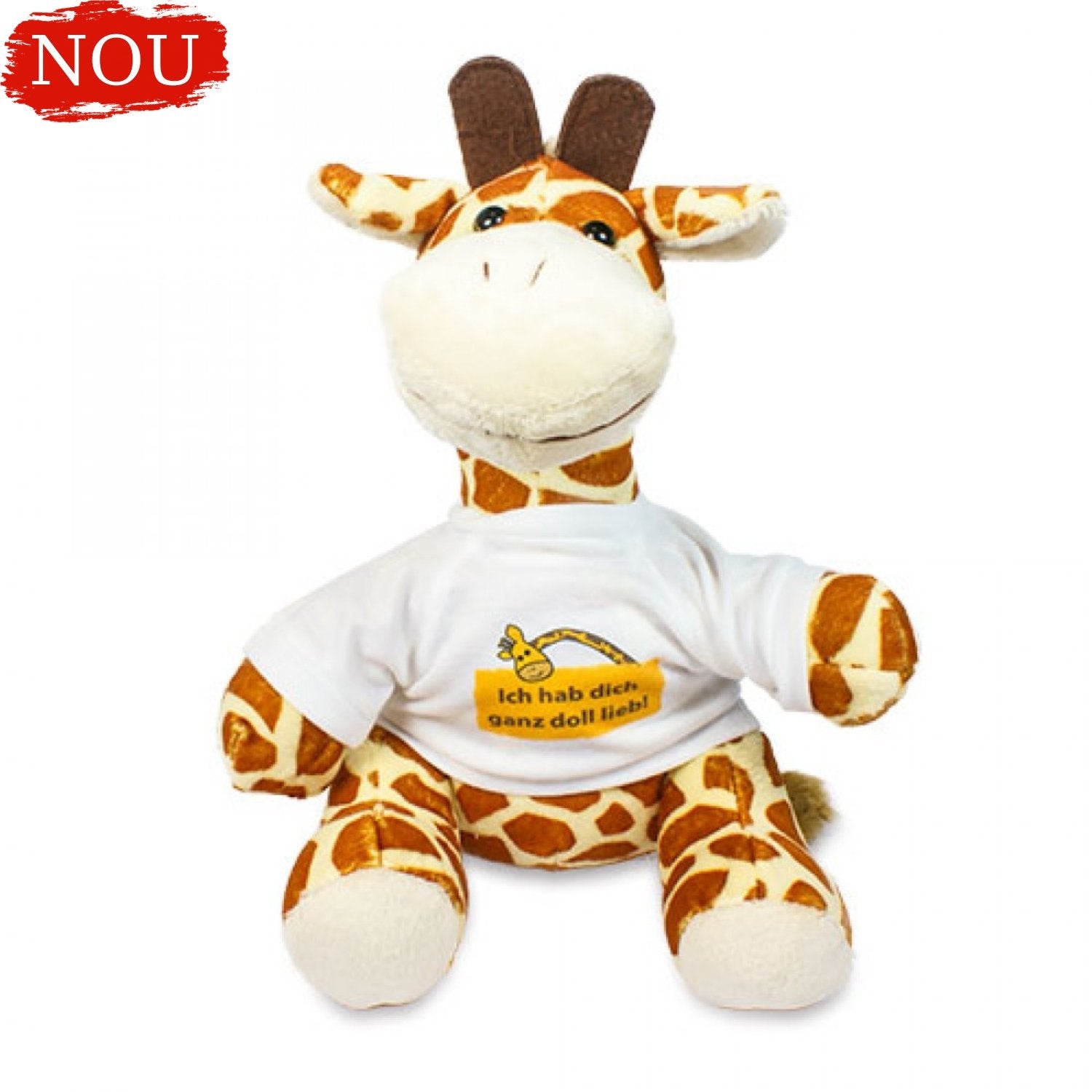 Girafă de pluș personalizată