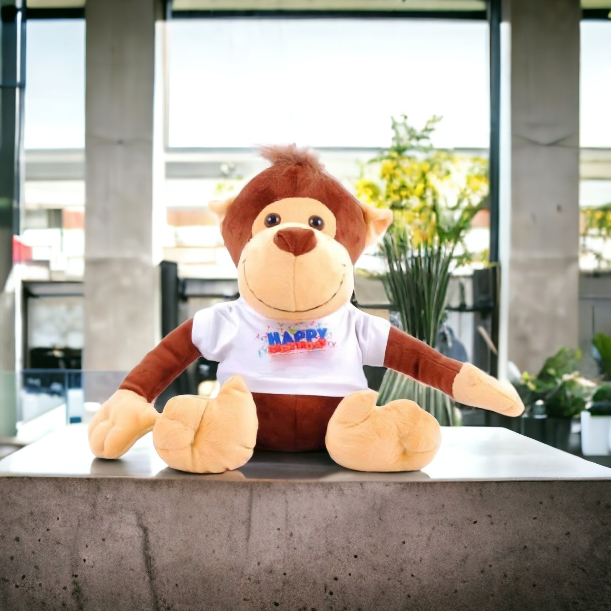 Maimuță de pluș personalizată - Cadouri Personalizate