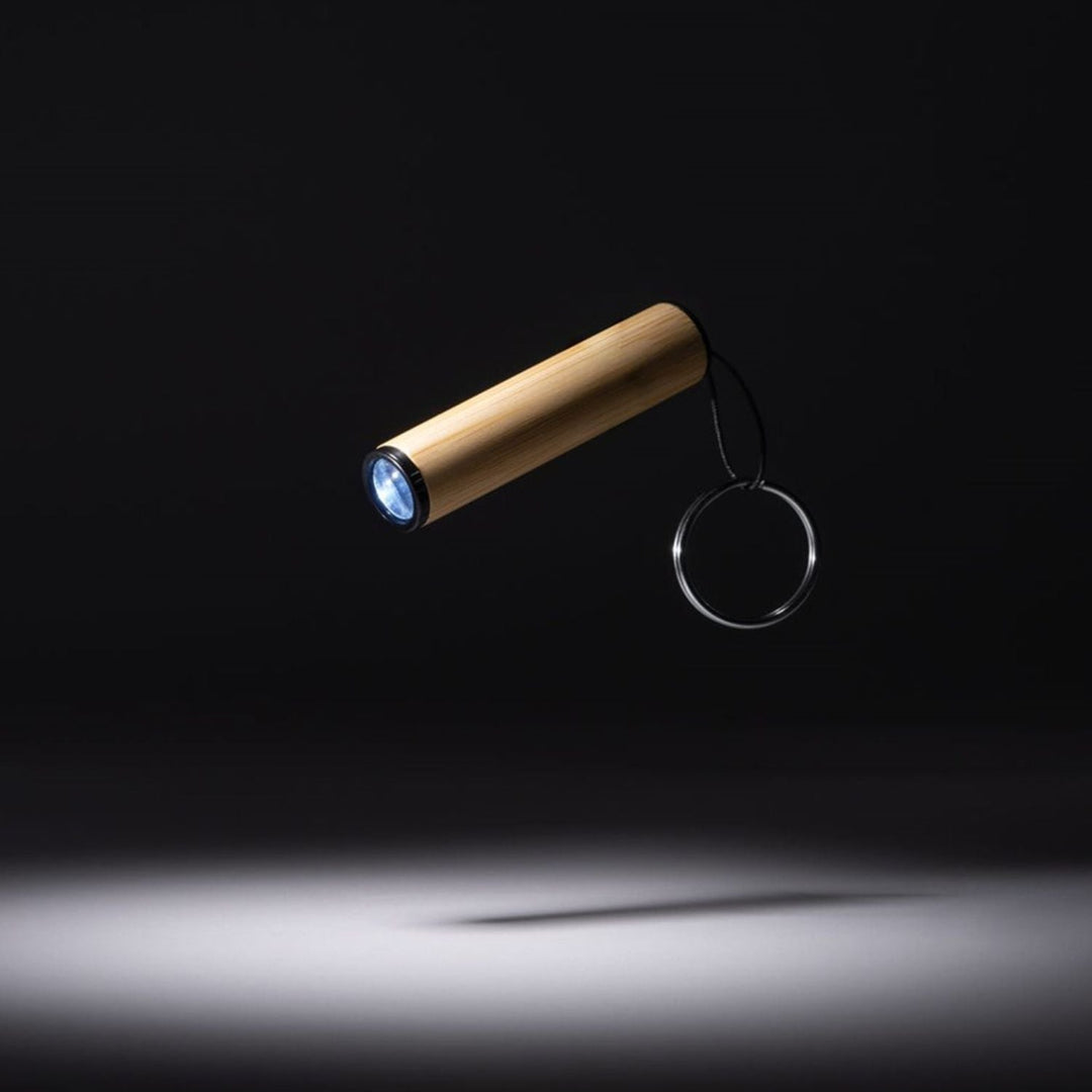 Mini Lanternă Breloc din Bambus - Atelier Magic
