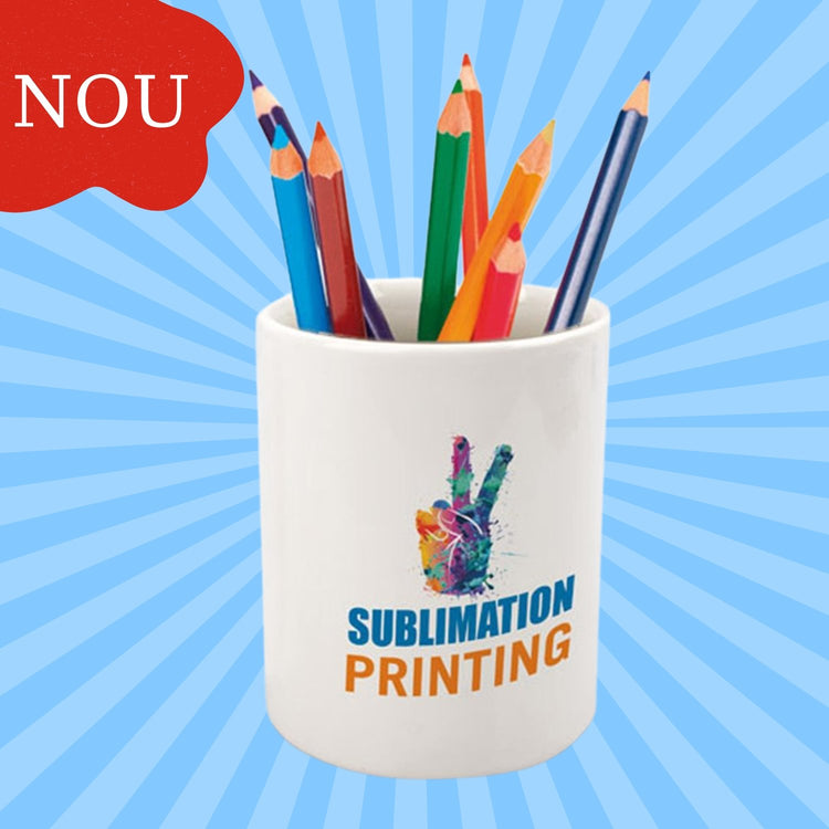 Pahar personalizat - suport pixuri - Cadouri Personalizate