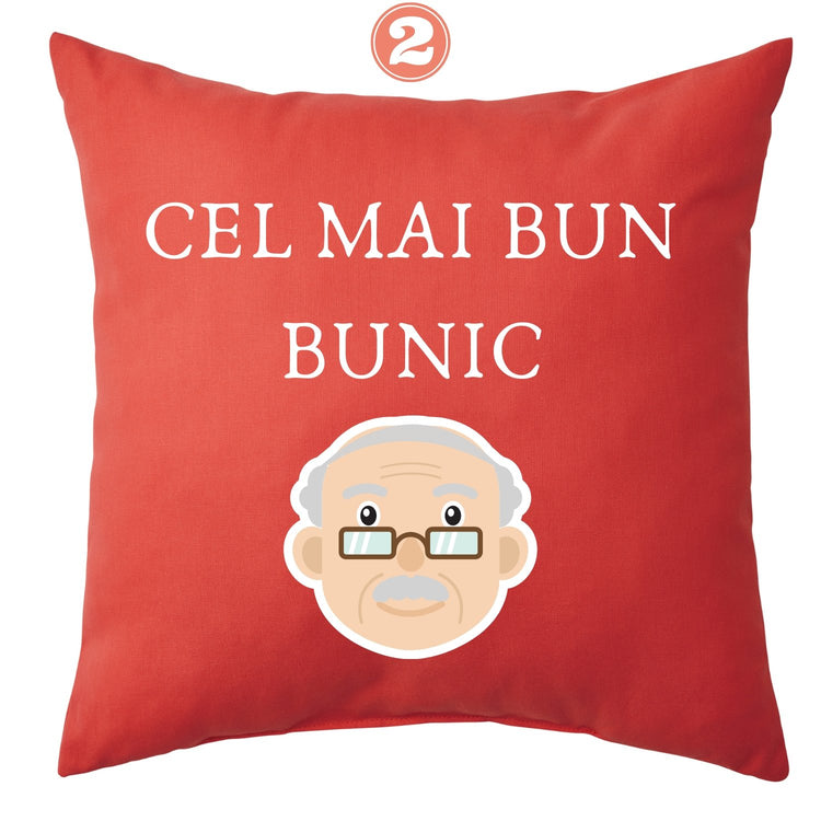 Pernă cadou pentru bunici - Cadouri Personalizate