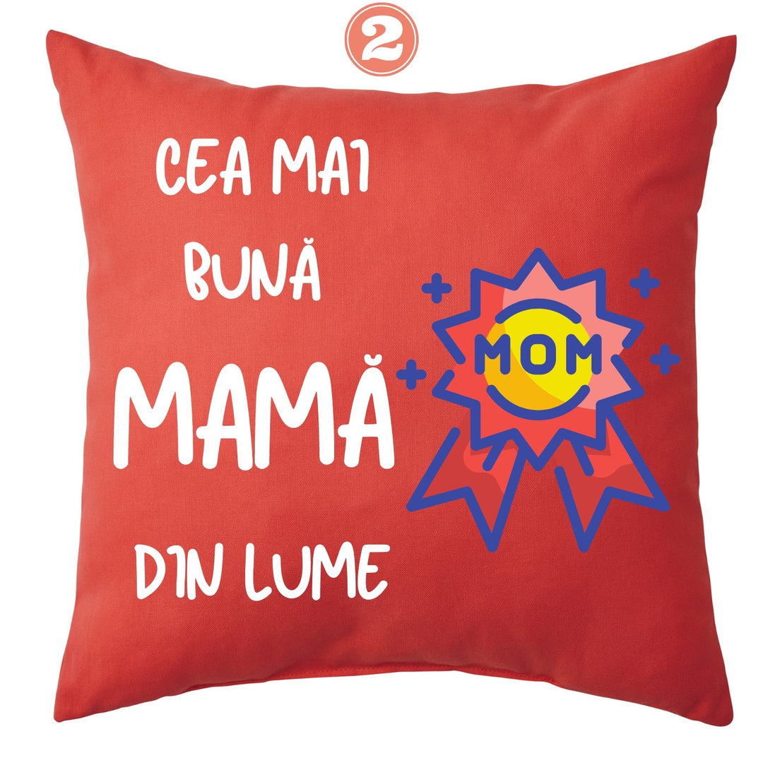 Pernă cadou pentru parinți - Cadouri Personalizate