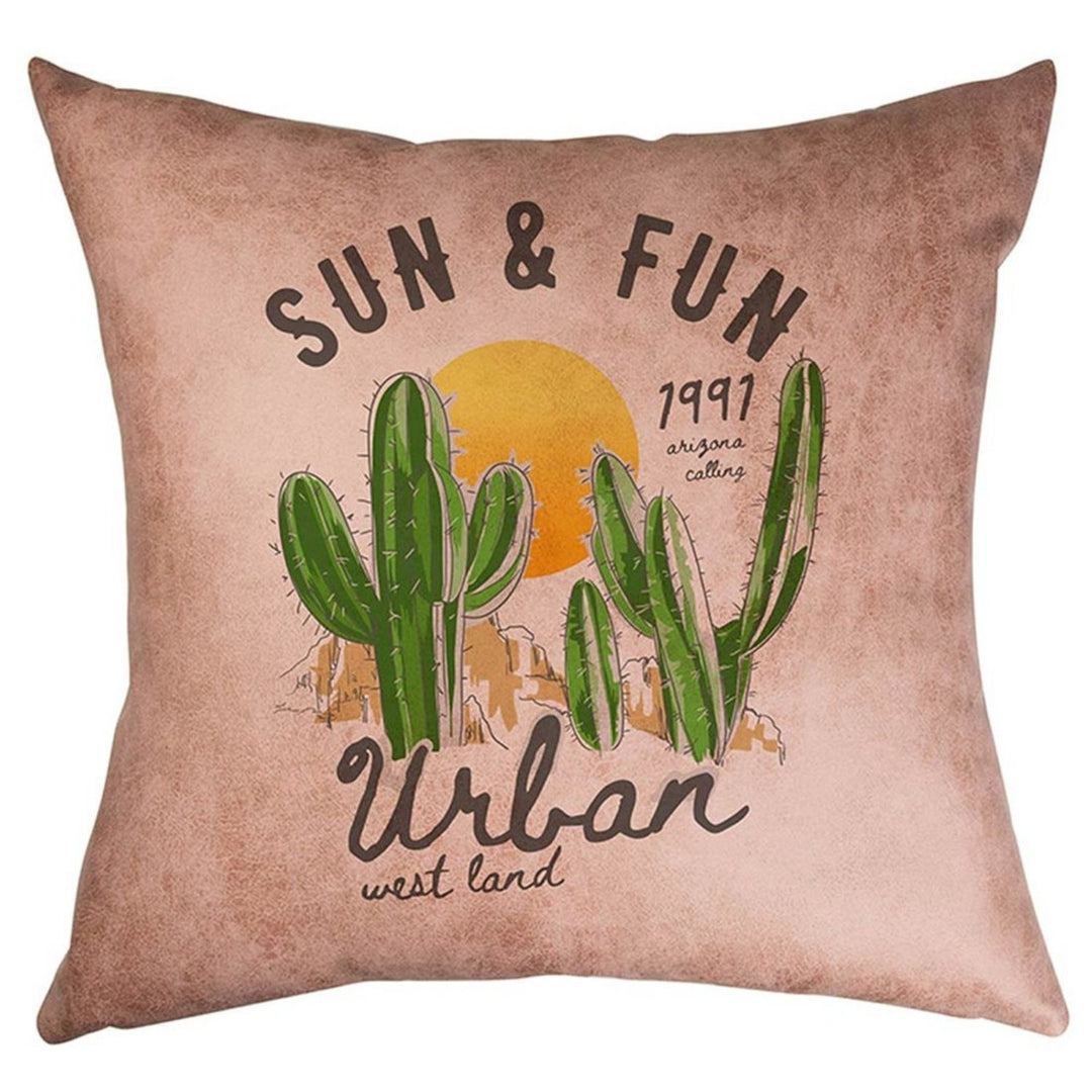 Pernă din piele personalizată