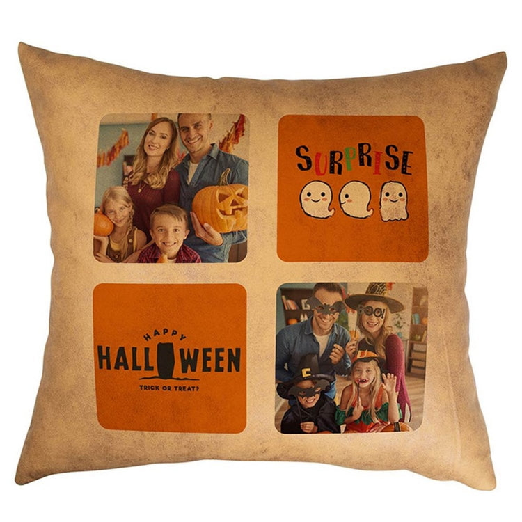 Pernă din piele personalizată