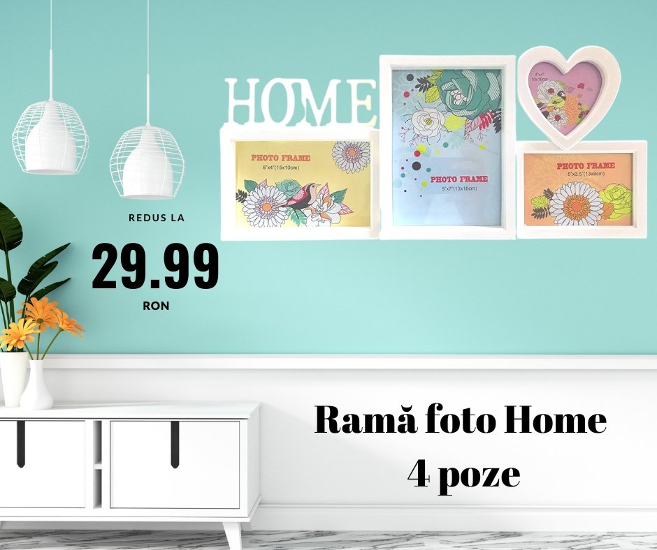 Rama foto colaj Home 4 poze - Cadouri Personalizate