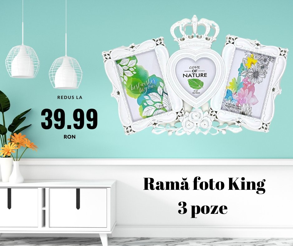 Rama foto colaj KING 3 poze - Cadouri Personalizate