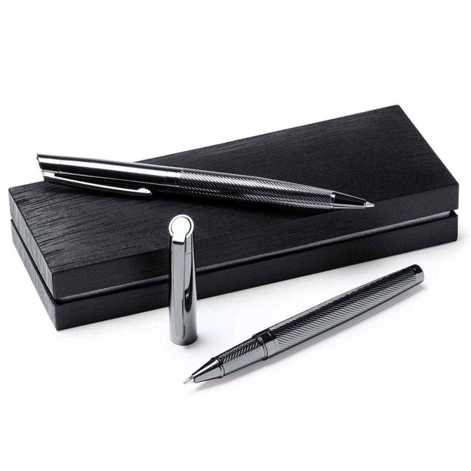 Set de două pixuri premium din metal personalizat - Cadouri Personalizate