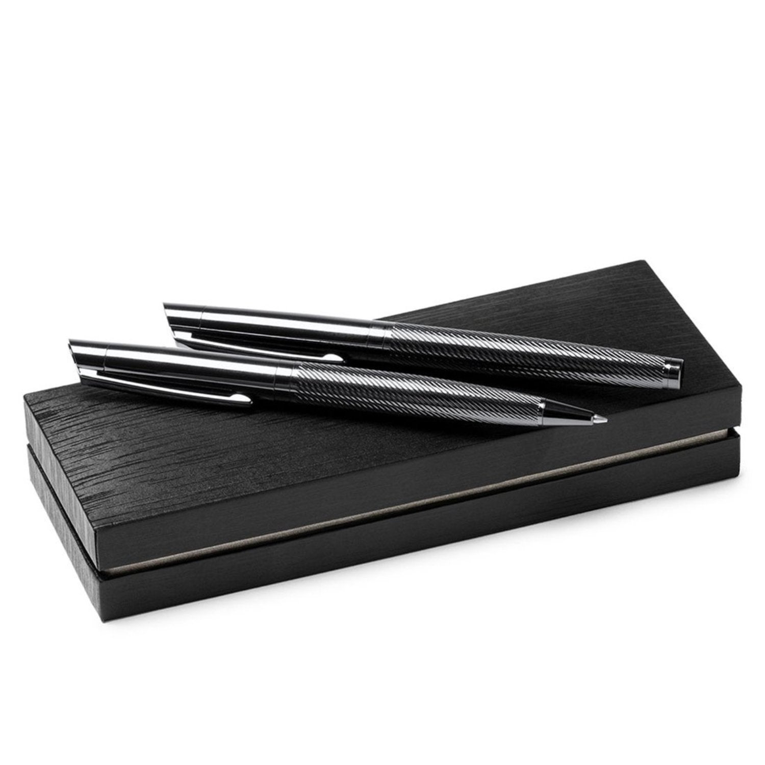 Set de două pixuri premium din metal personalizat - Cadouri Personalizate