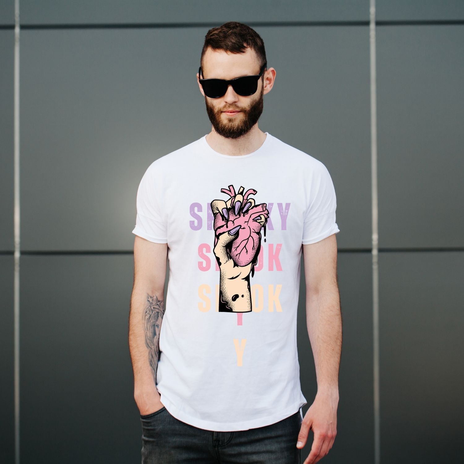 Tricou "hand heart" - Cadouri Personalizate