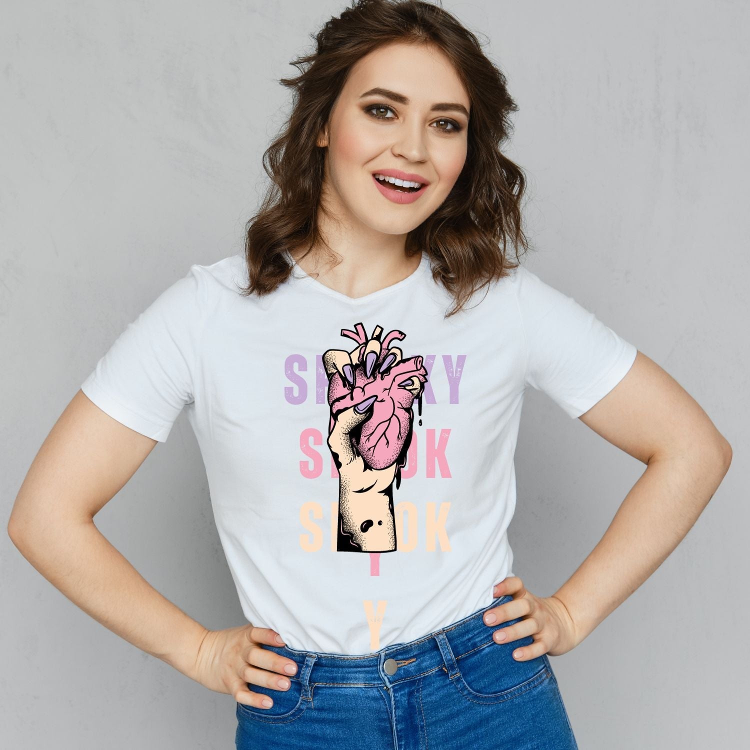 Tricou "hand heart" - Cadouri Personalizate