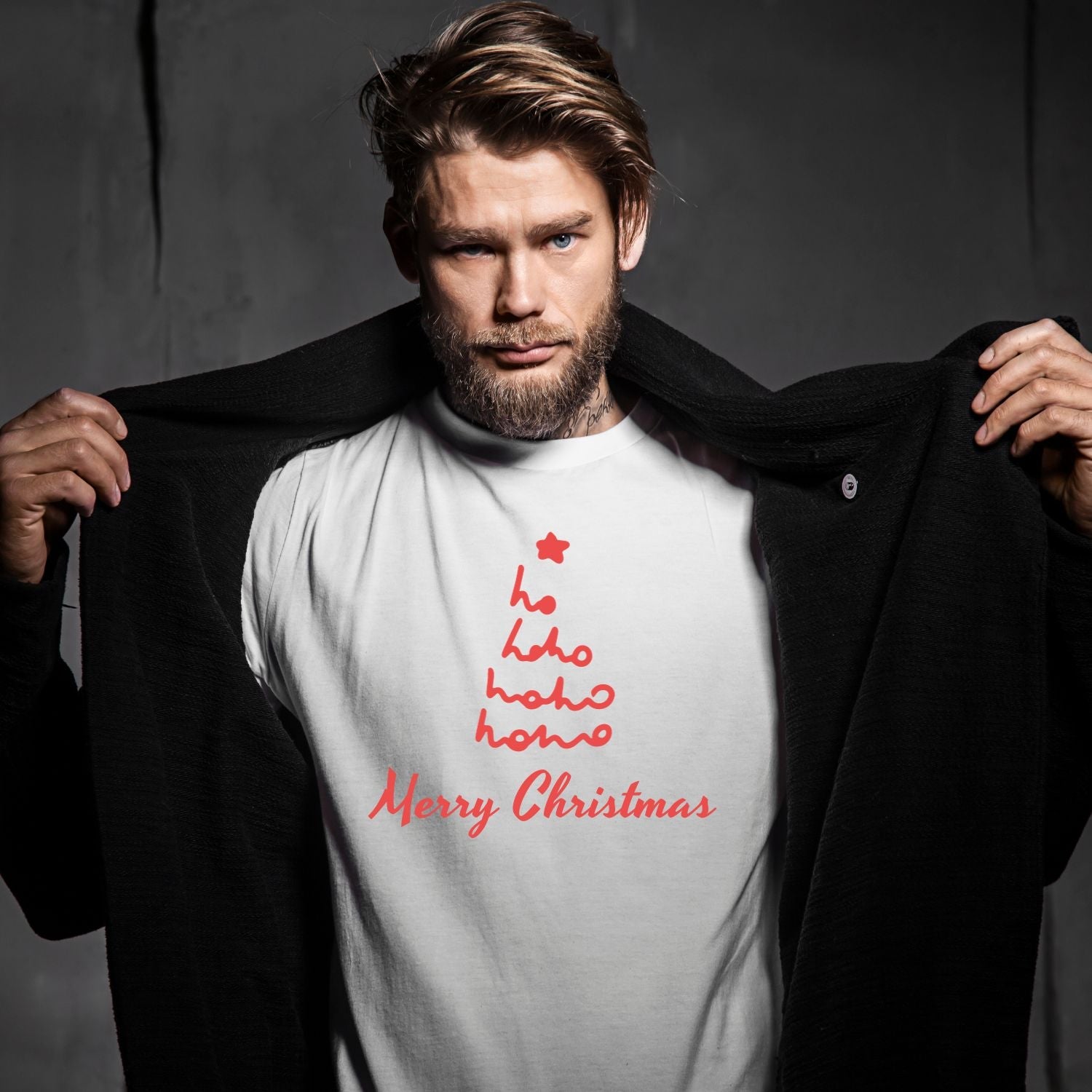 Tricou "ho ho ho Merry Christmas" - Cadouri Personalizate