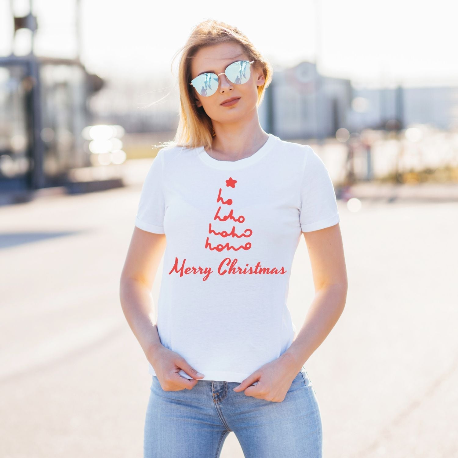 Tricou "ho ho ho Merry Christmas" - Cadouri Personalizate