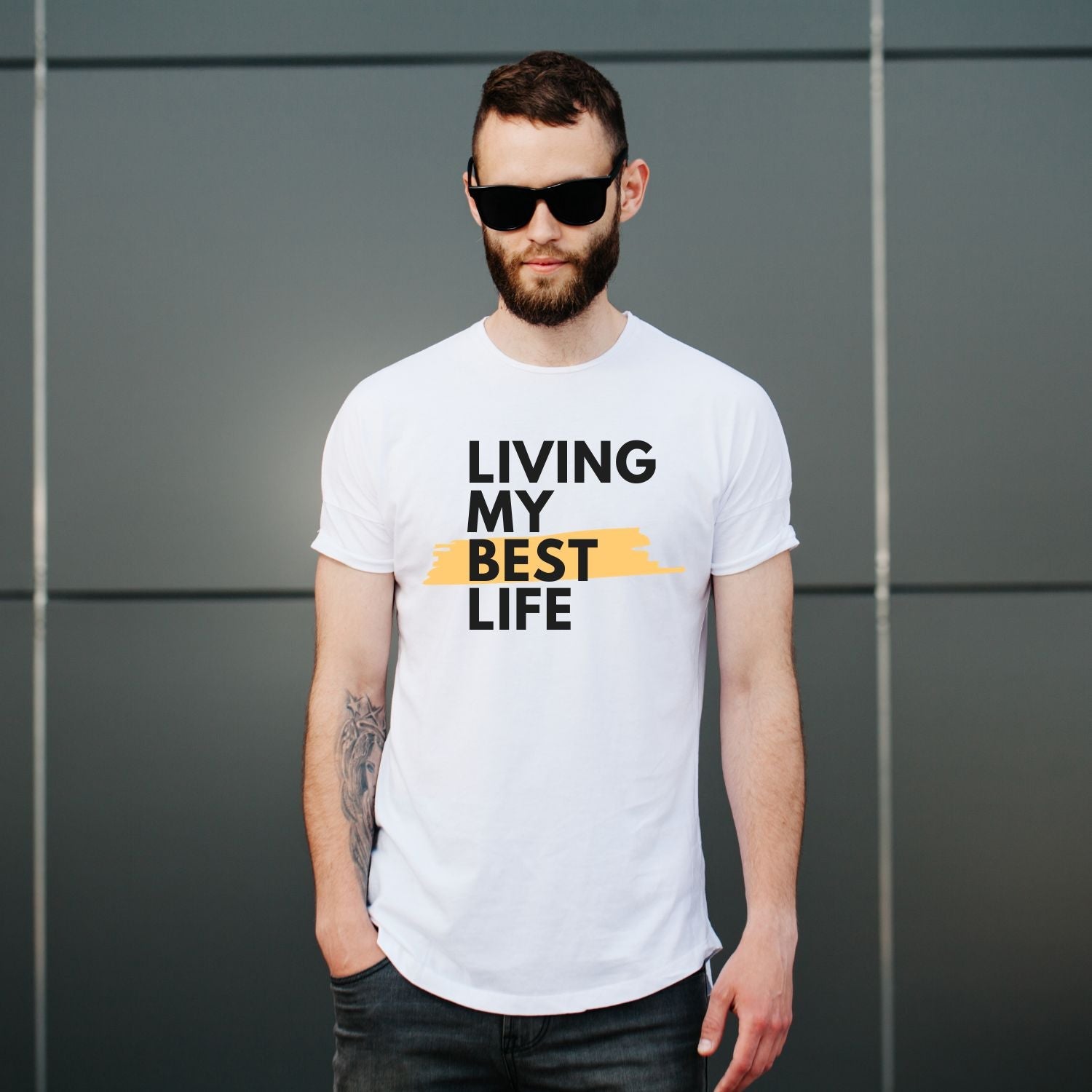 Tricou "living my best life" - Cadouri Personalizate