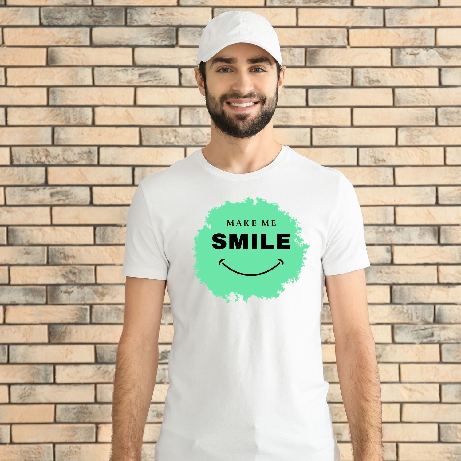 Tricou "make me smile" - Cadouri Personalizate