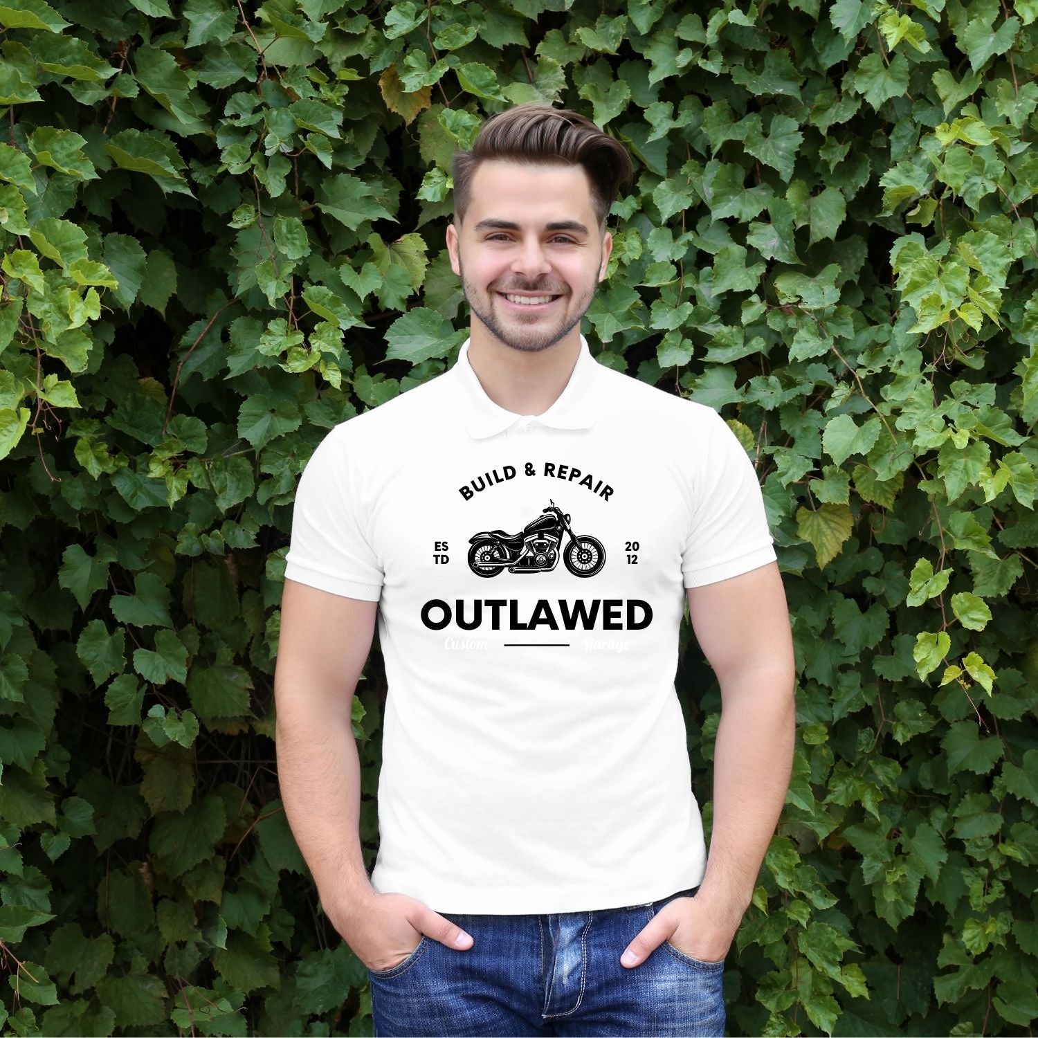 Tricou "outlawed" - Cadouri Personalizate
