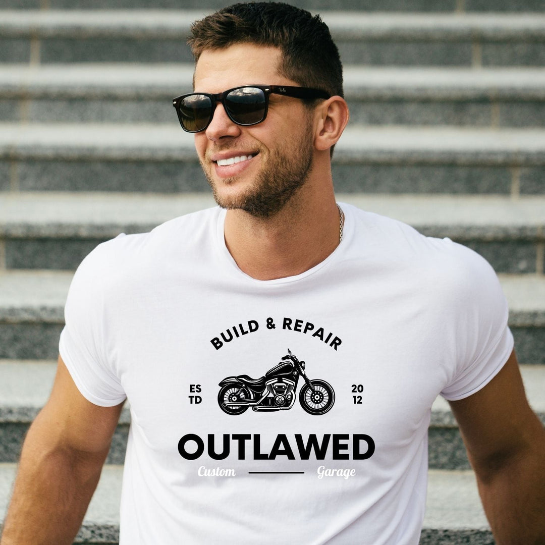 Tricou "outlawed" - Cadouri Personalizate