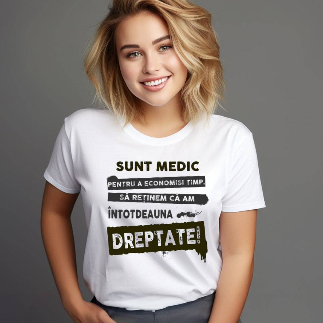Tricou personalizat Medic - Cadouri Personalizate