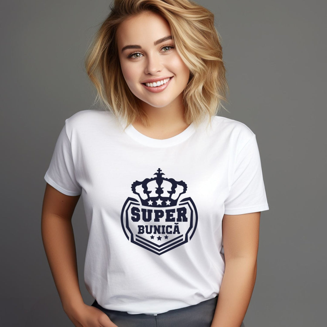 Tricou personalizat Super Bunică - Cadouri Personalizate