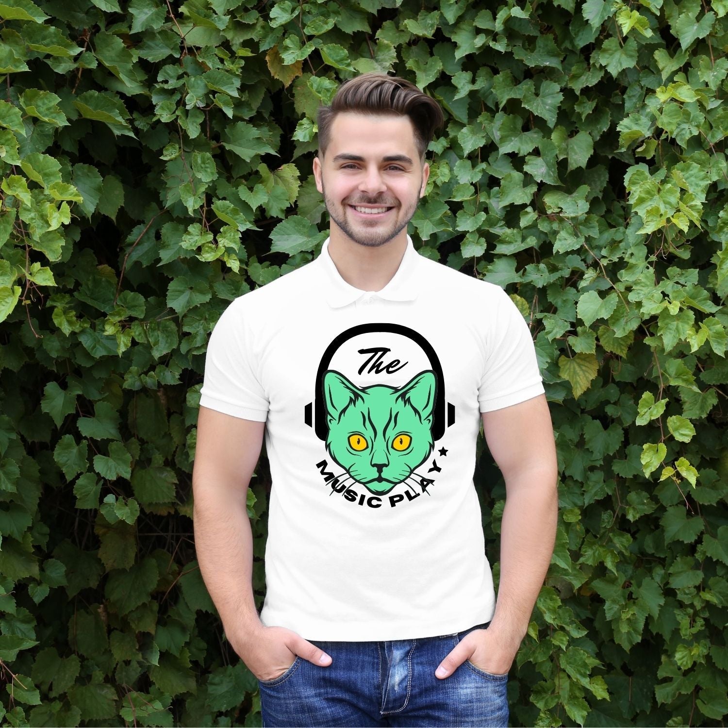 Tricou "the music play" - Cadouri Personalizate
