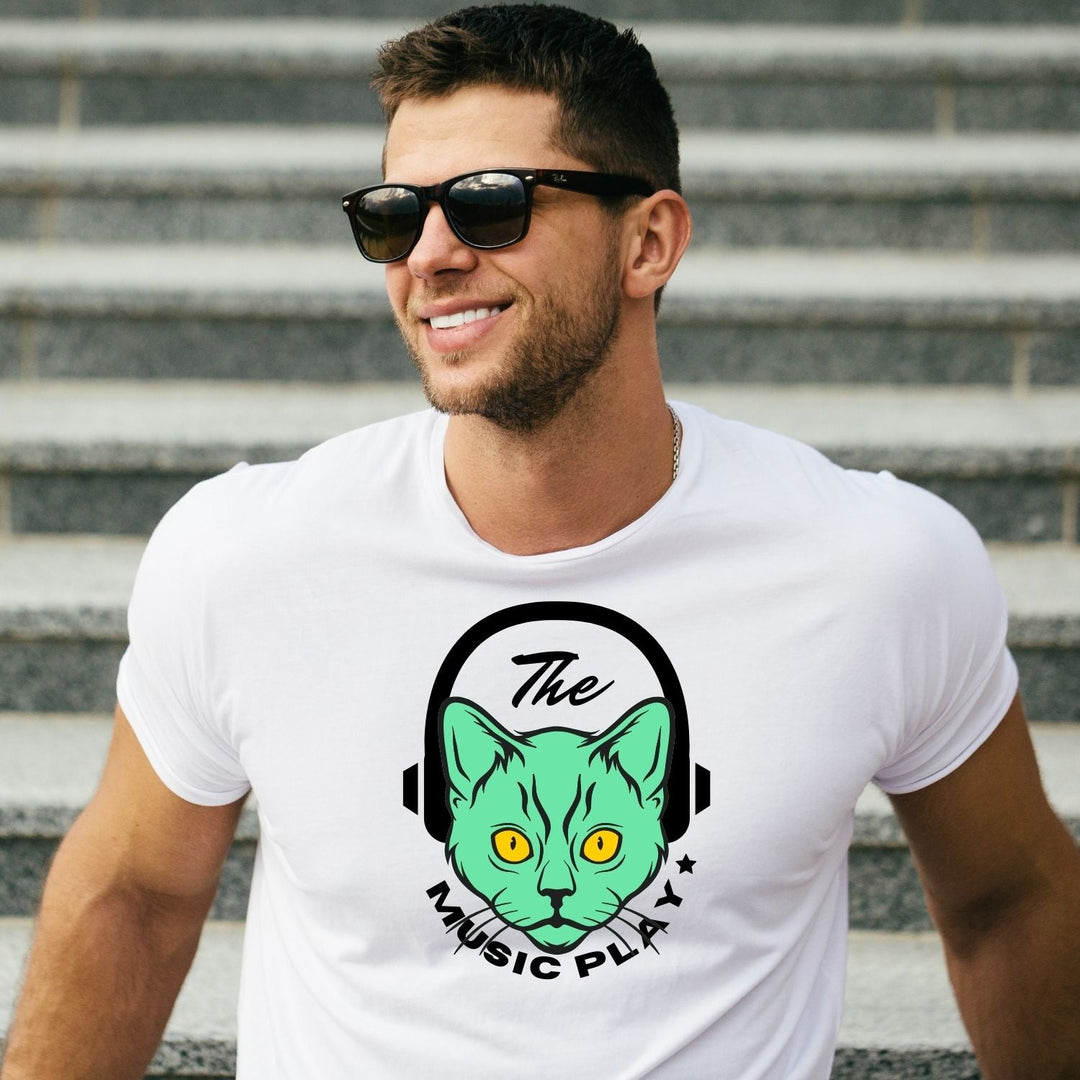 Tricou "the music play" - Cadouri Personalizate