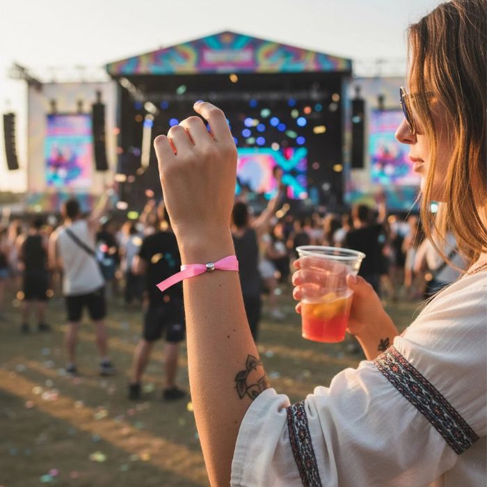 Brățară Textilă Reglabilă pentru Festival Personalizată - Atelier Magic